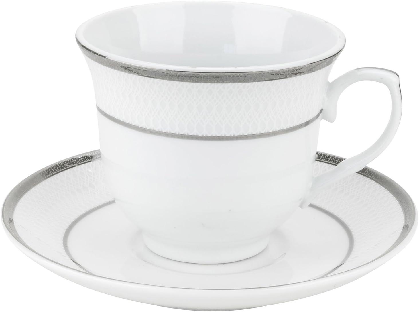 Lorren Home Trends 24 Piece Porcelain China Dinnerware Set - Service for 4