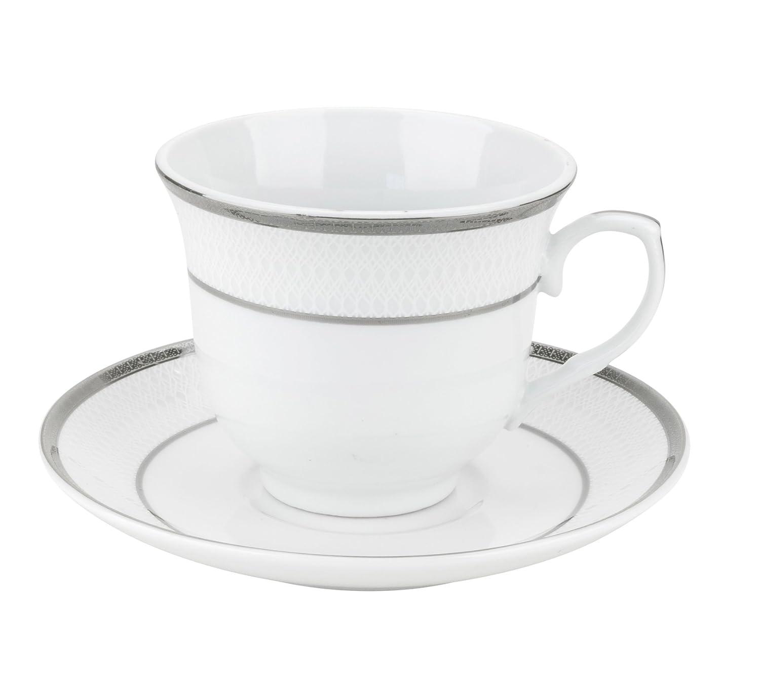 Lorren Home Trends 24 Piece Porcelain China Dinnerware Set - Service for 4