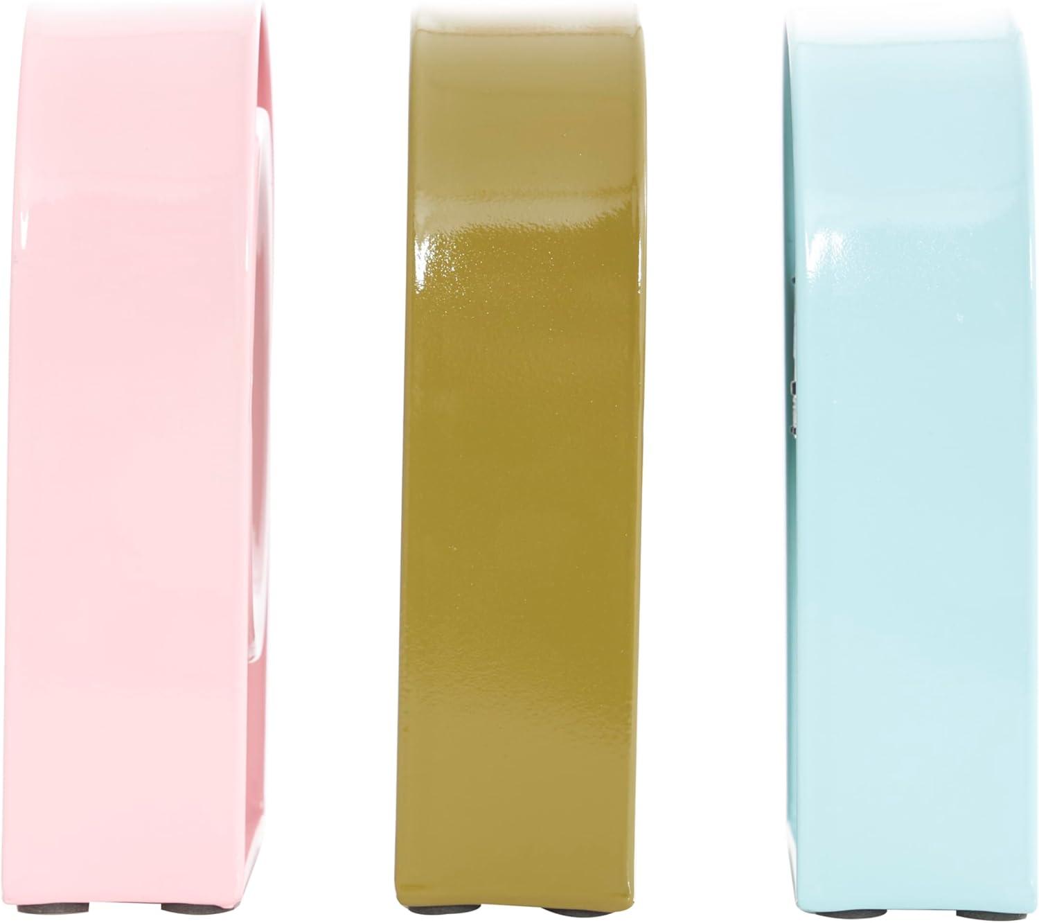 Lailah Metal Clock With Arched Stands (Set of 3)