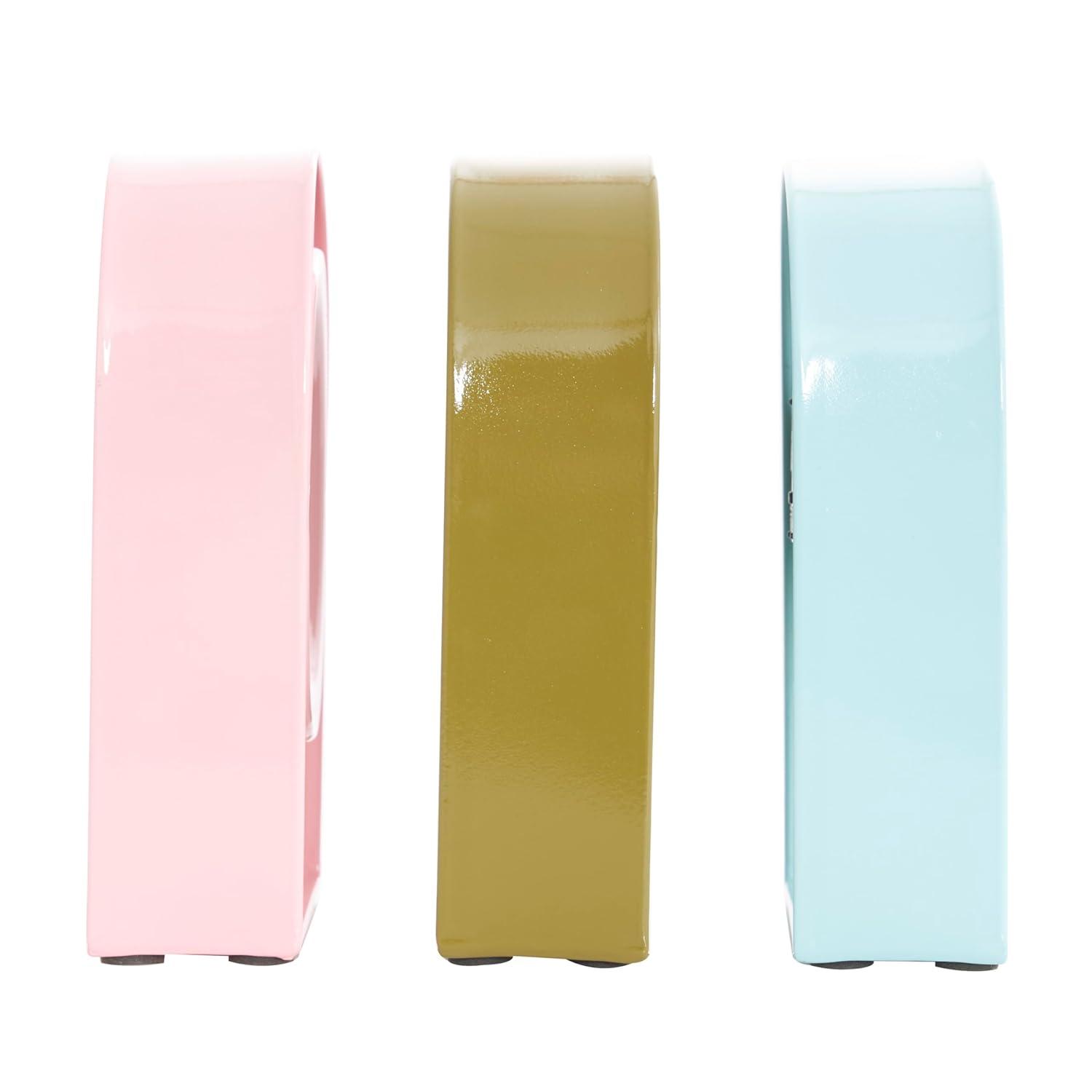 Lailah Metal Clock With Arched Stands (Set of 3)