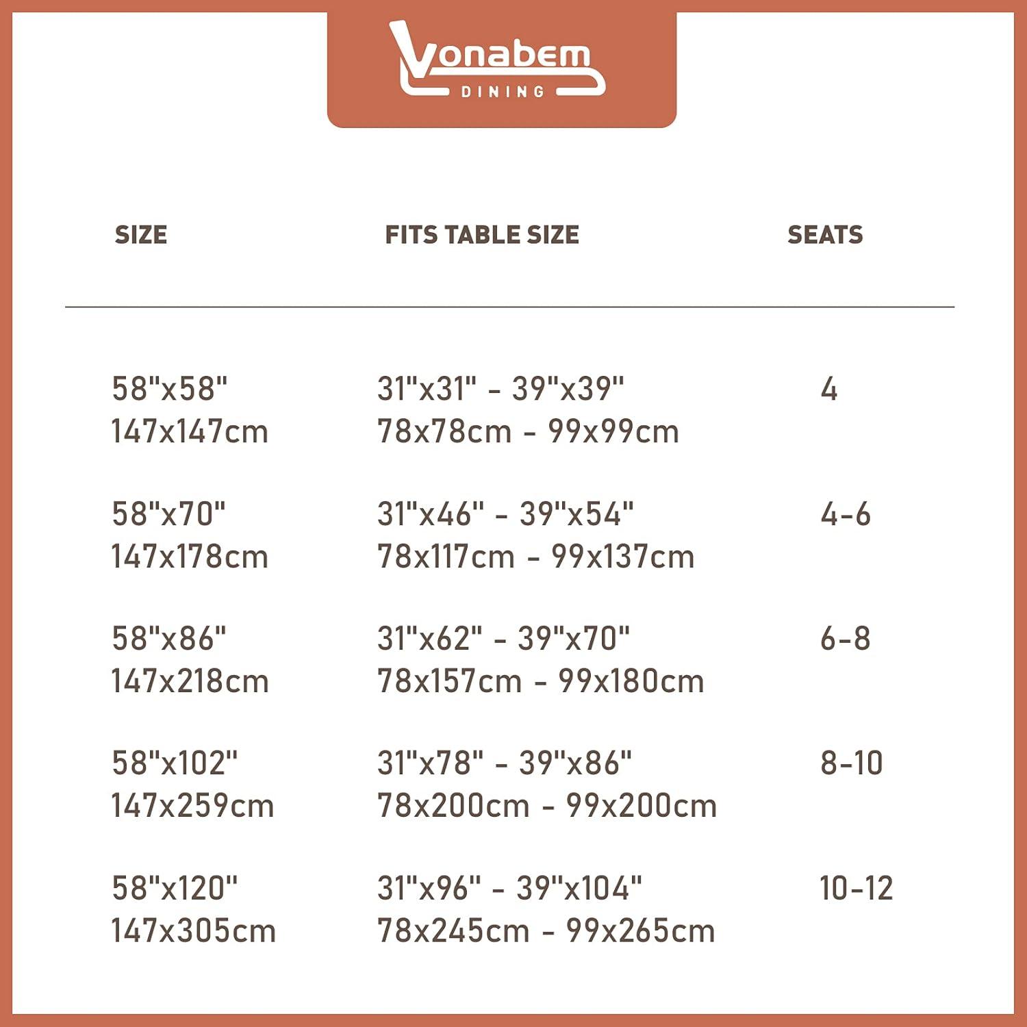 Vonabem Table Cloth Tassel Cotton Linen Table Cover for Kitchen Dinning Wrinkle Free Table Cloths Rectangle/Oblong (58''x102'', 8-10 Seats, Grey)