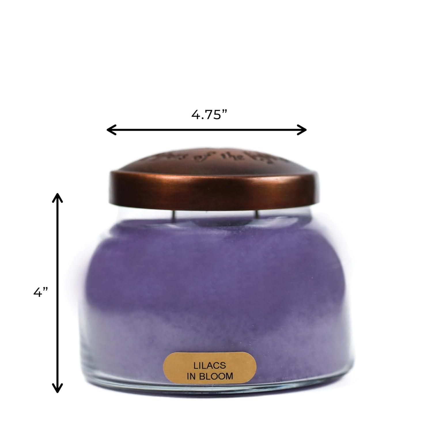 A Cheerful Giver - Lilacs In Bloom Mama Scented Glass Jar Candle (22oz) with Lid & True to Life Fragrance Made in USA