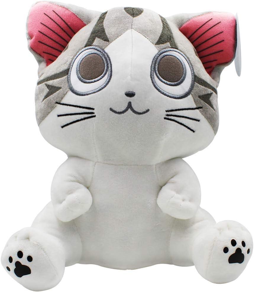 Chi's Sweet Home 13" Gray and White Plush Cat