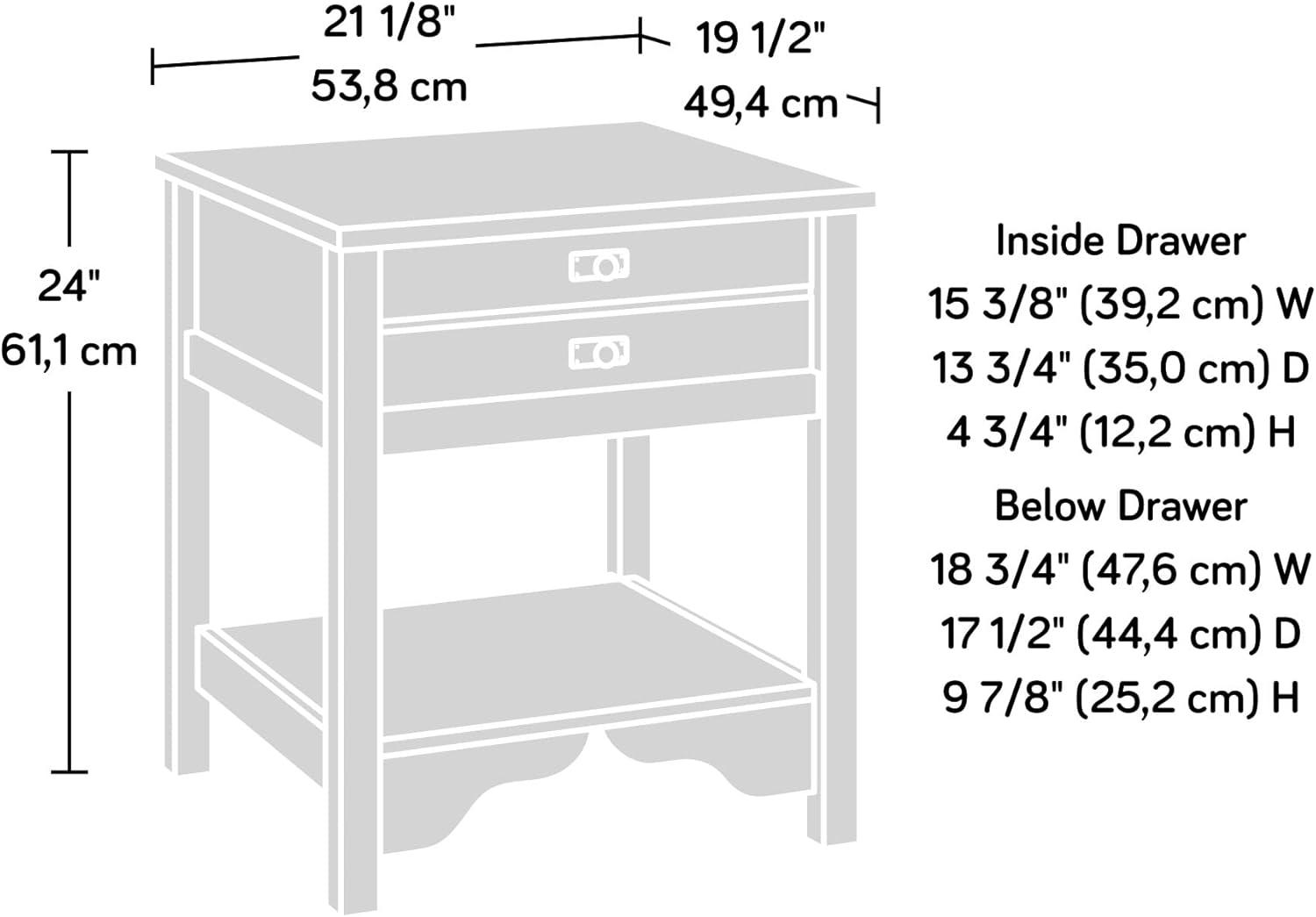 Three Posts™ Lindgren 21.13'' W Nightstand