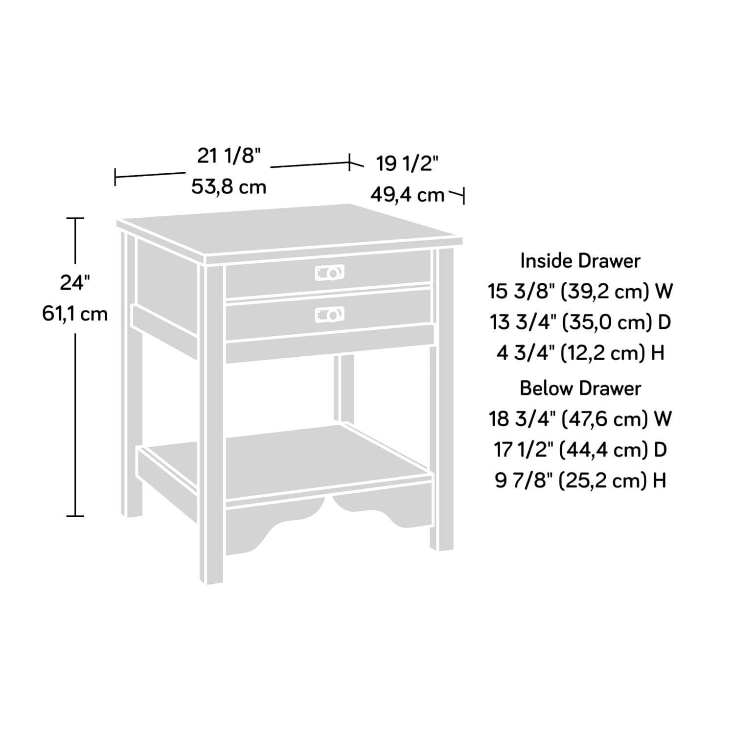 Three Posts™ Lindgren 21.13'' W Nightstand