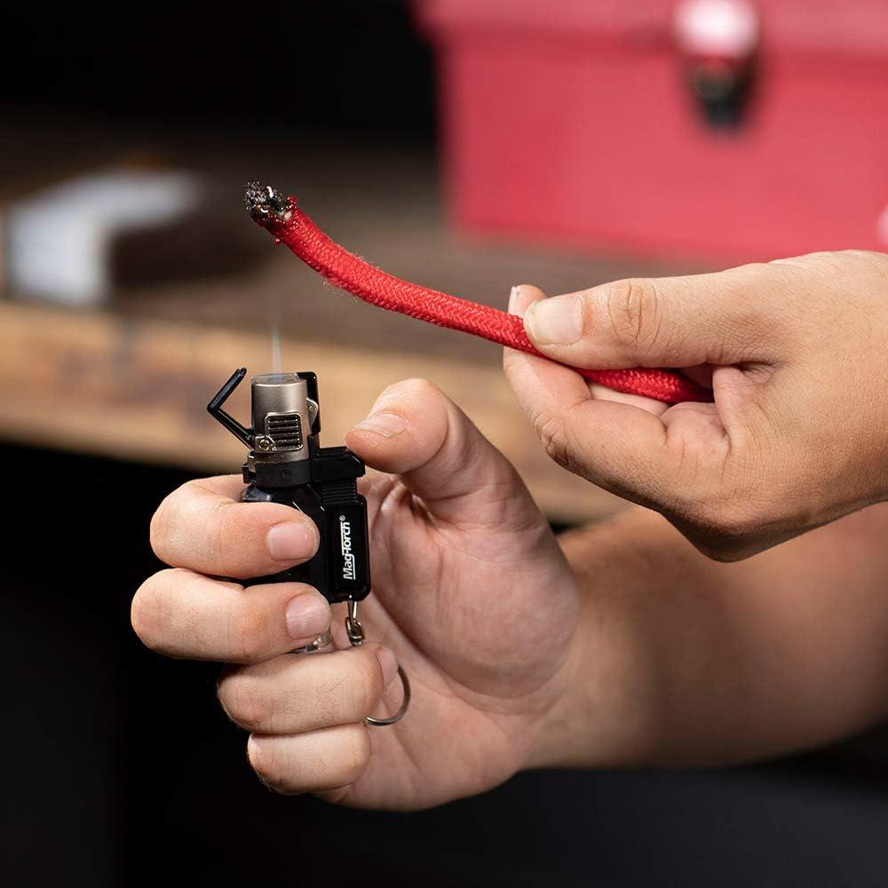 Black Durable LED Pocket Torch Keychain