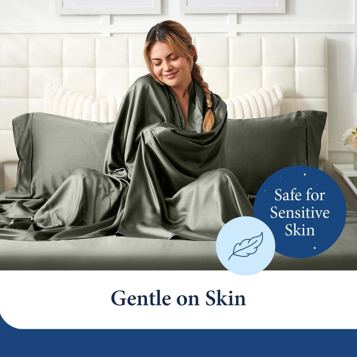 Cosy House Collection Cosy House Collection 100% Rayon Derived from Bamboo Bed Sheet Set - Cooling, Breathable, Silky Soft