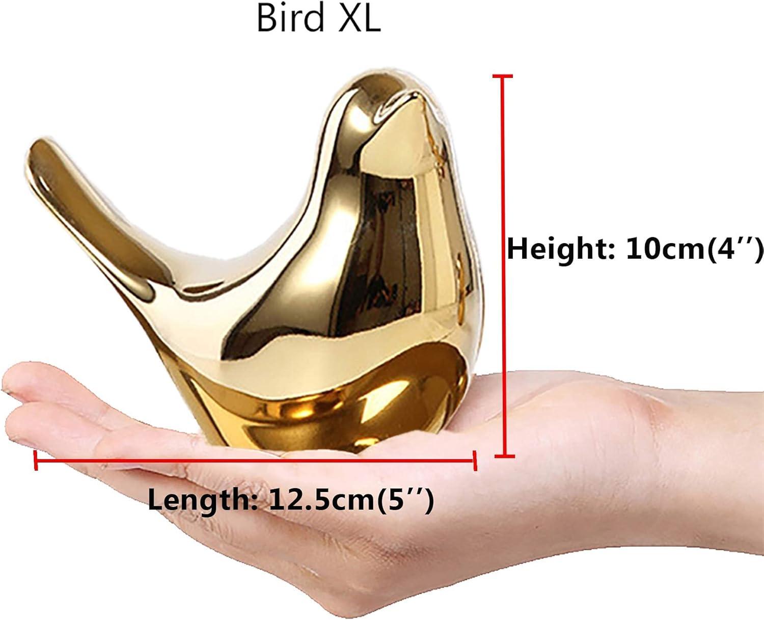 Small Animal Statues Home Decor Modern Style Gold Decorative Ornaments for Living Room, Bedroom, Office Desktop, Cabinets