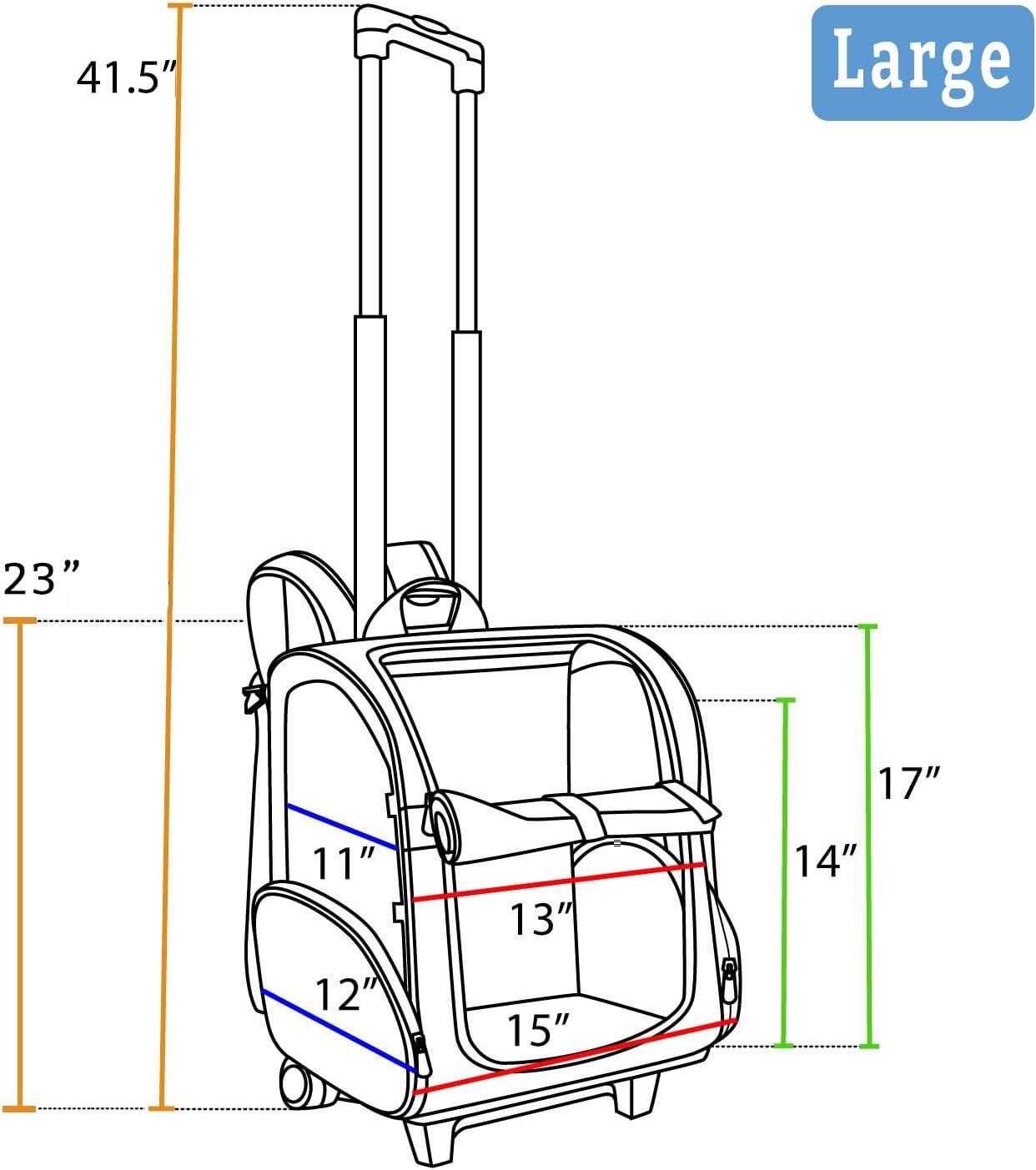 Snoozer Roll Around Travel Dog Carrier Backpack 4-in-1