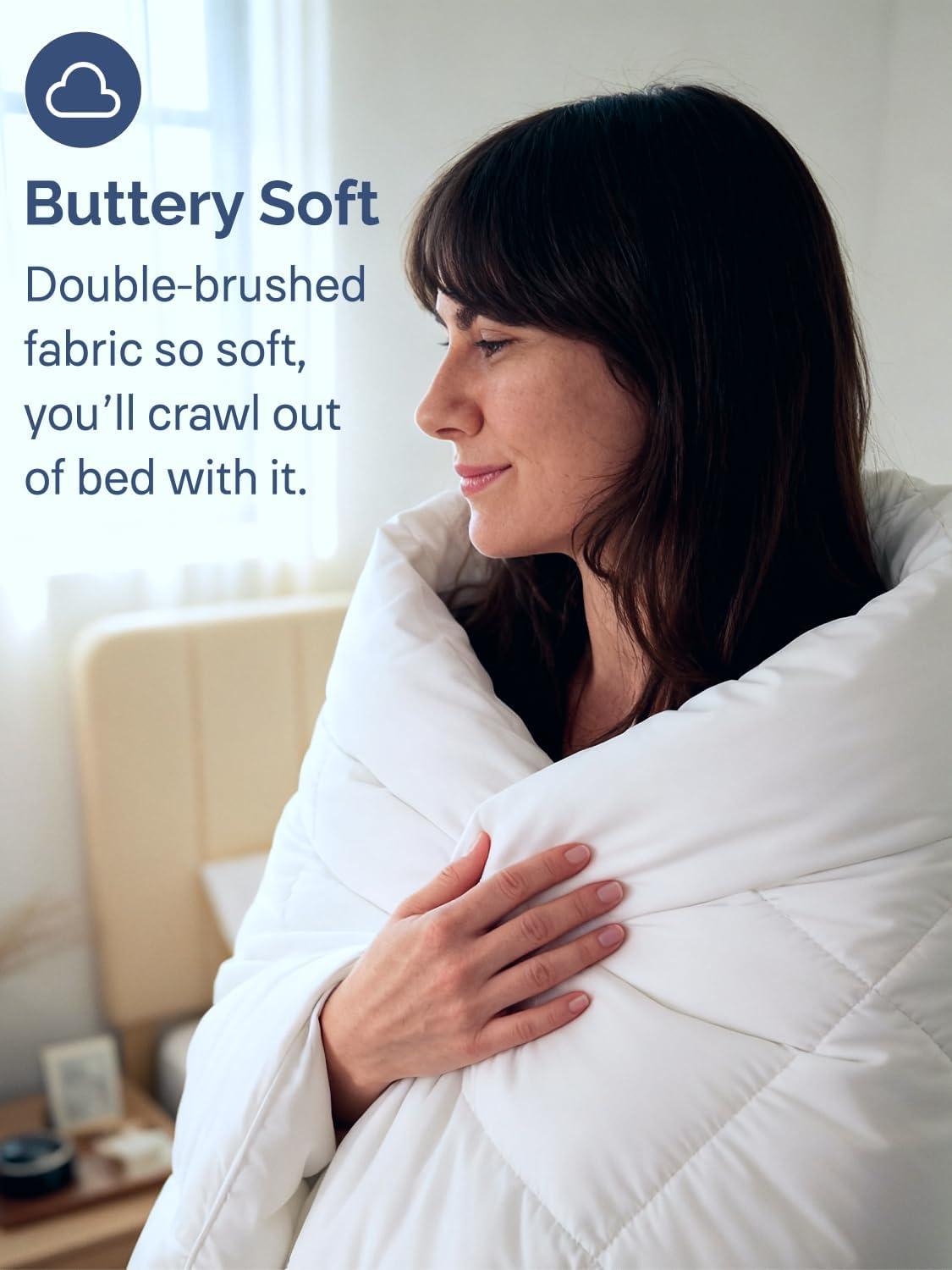 CGK Linens Premium Quality Goose Down Alternative Comforter - Warm & Lightweight