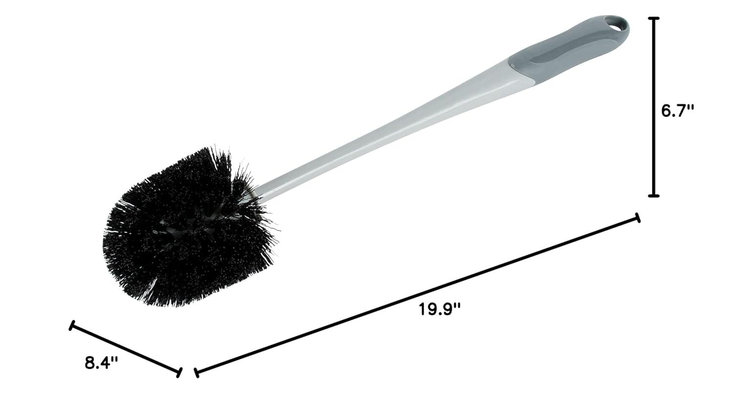 Bath Bliss Bath Bliss Plastic Toilet Brush Set