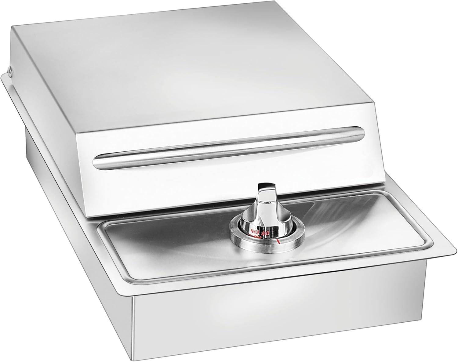 Bullet by Bull Classic Single Side Burner Stainless Steel Drop In for Outdoor Kitchen BBQ Island Liquid Propane