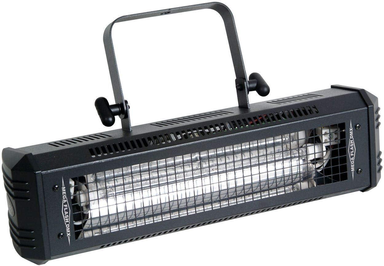 Mega Flash DMX 800W Black LED Strobe Light