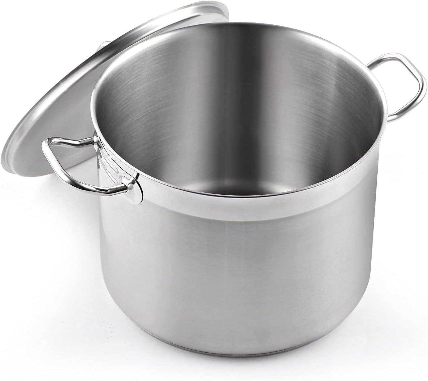Cooks Standard Cooks Standard Professional Stainless Steel Stock Pot with Lid, Silver
