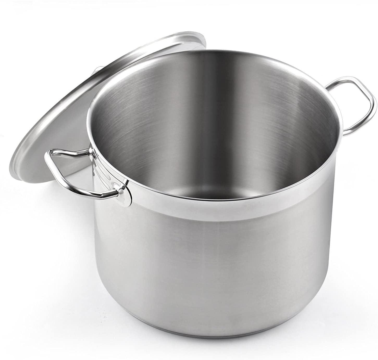Cooks Standard Cooks Standard Professional Stainless Steel Stock Pot with Lid, Silver