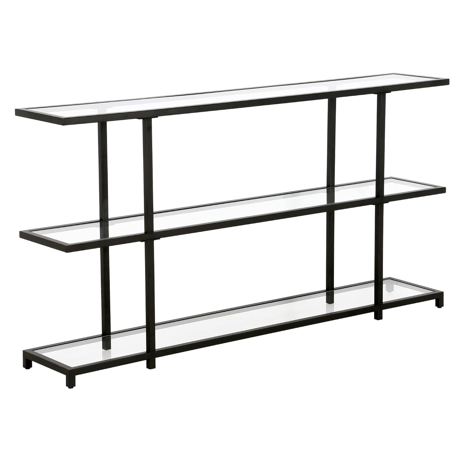 55 in. Black Bronze Console Table - Henn&Hart