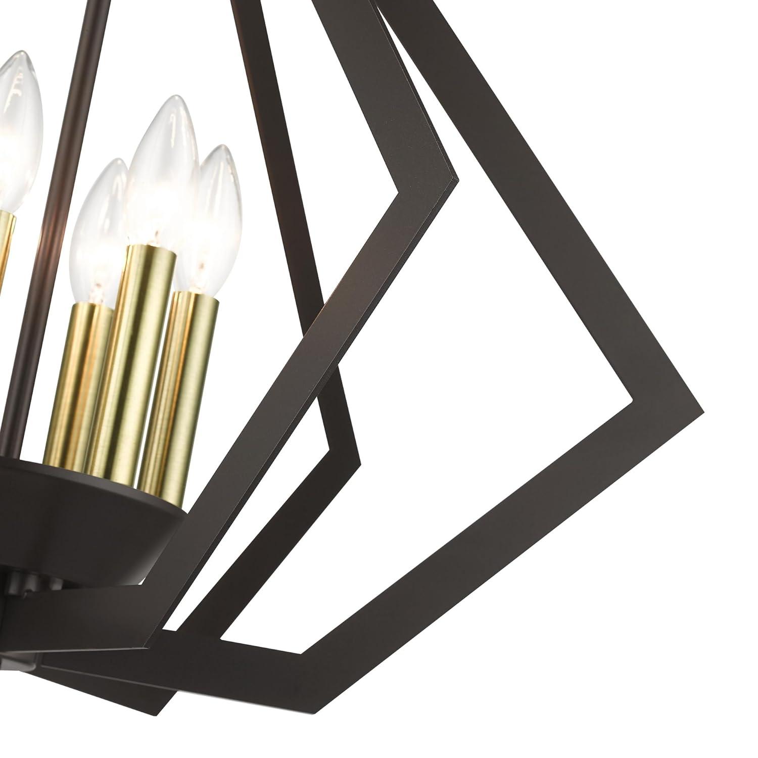 Livex Lighting Prism 6 - Light Chandelier in  Black