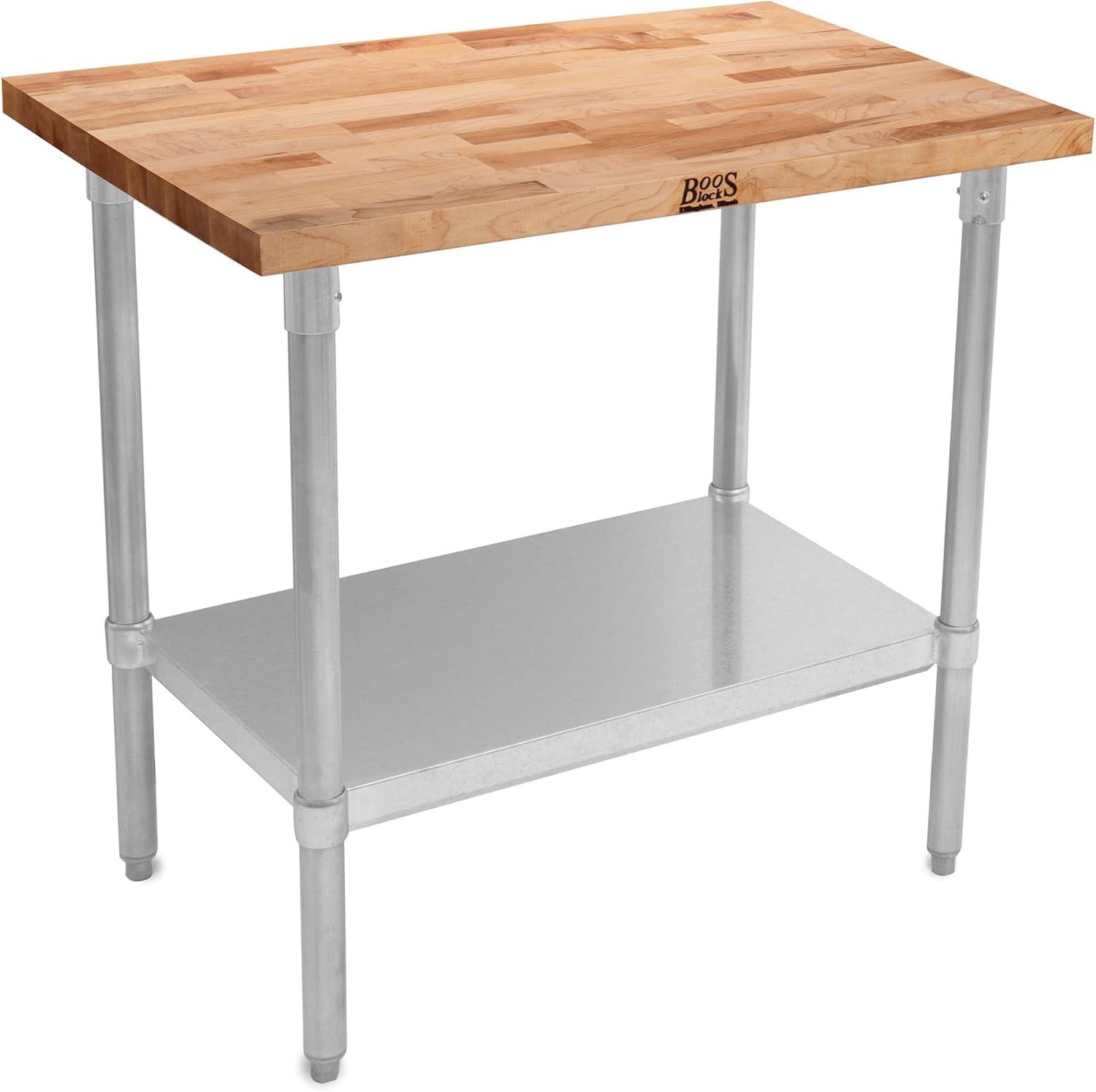 John Boos & Co Wood Top Workbench