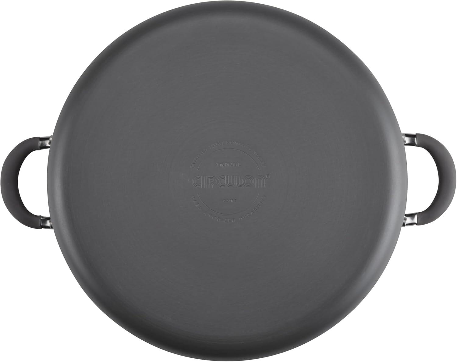 Circulon Radiance Hard-Anodized Aluminum Nonstick Wide Stockpot