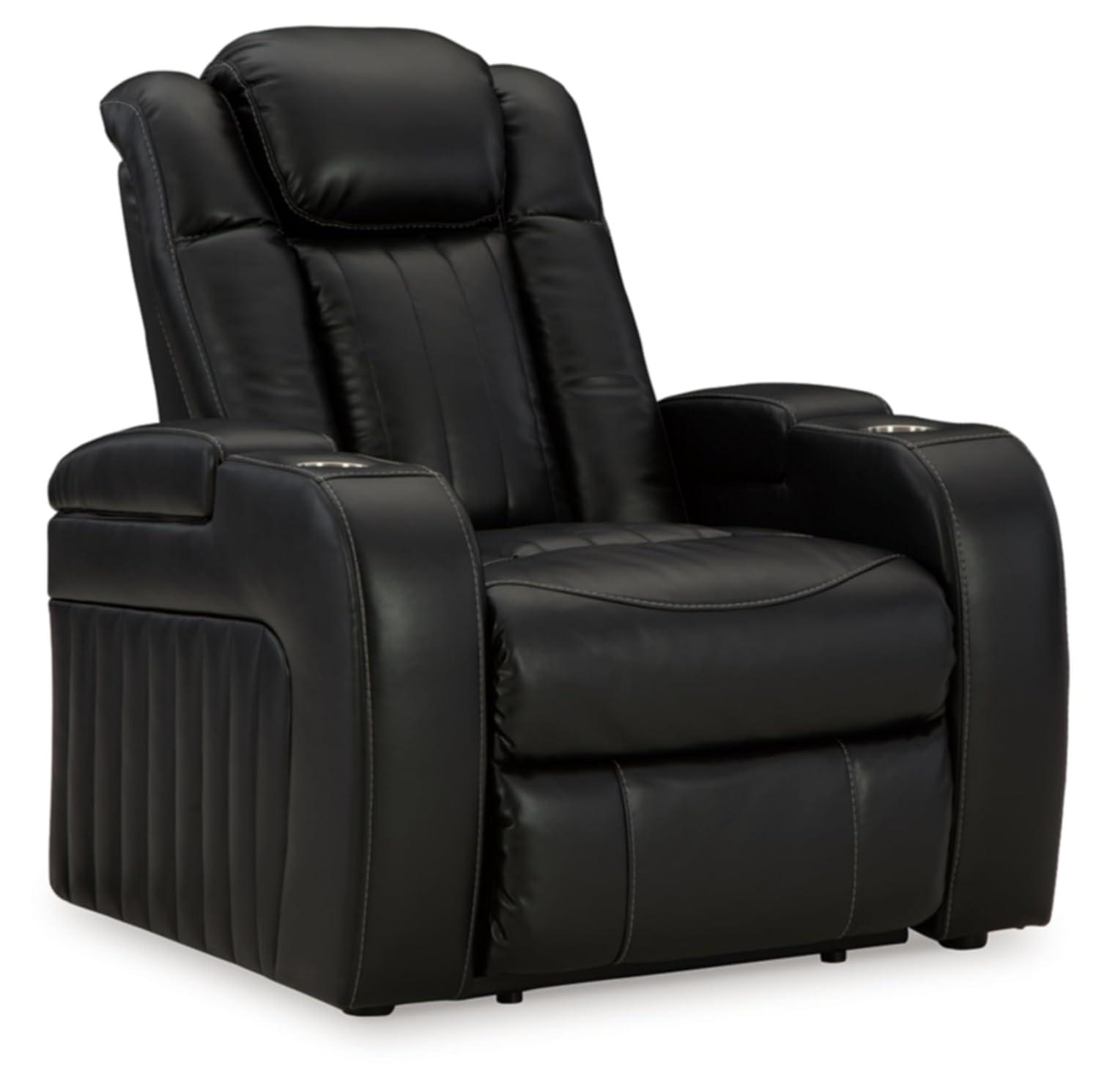 Signature Design by Ashley Caveman Den Midnight Power Recliner