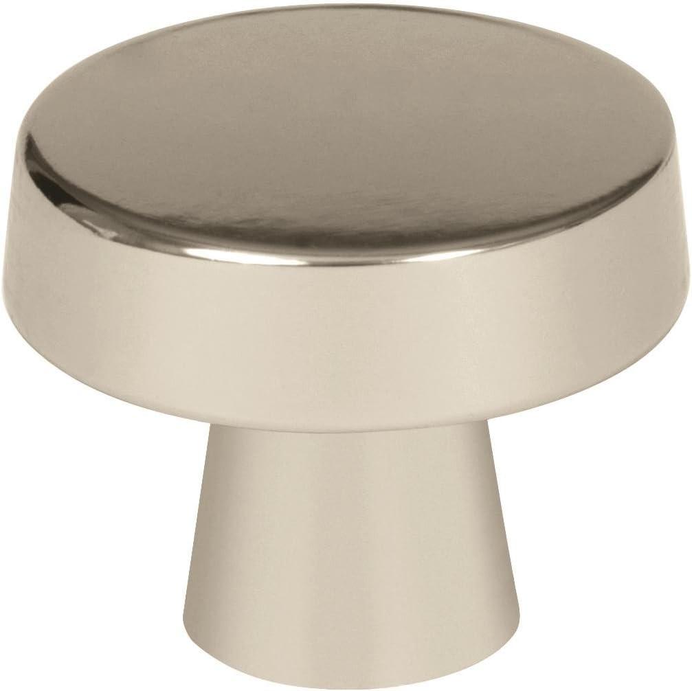 Amerock Blackrock 1-5/8 inch (41mm) Diameter Polished Nickel Cabinet Knob