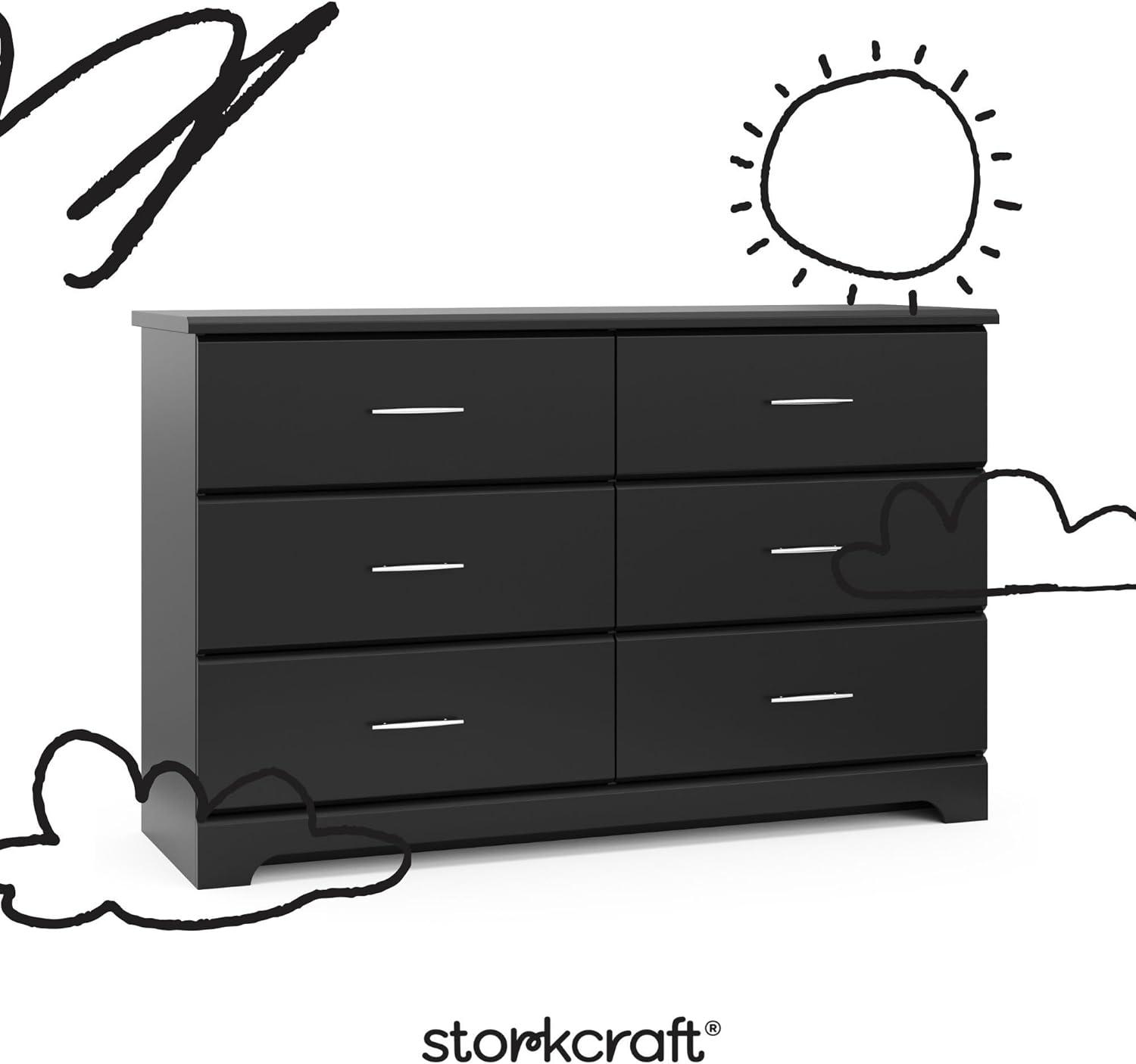 Brookside 6 Drawer Double Dresser