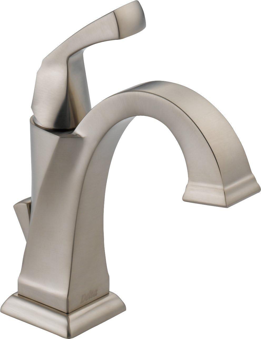 Dryden Single Hole Bathroom Faucet with Drain Assembly, Single Handle Bathroom Sink Faucet