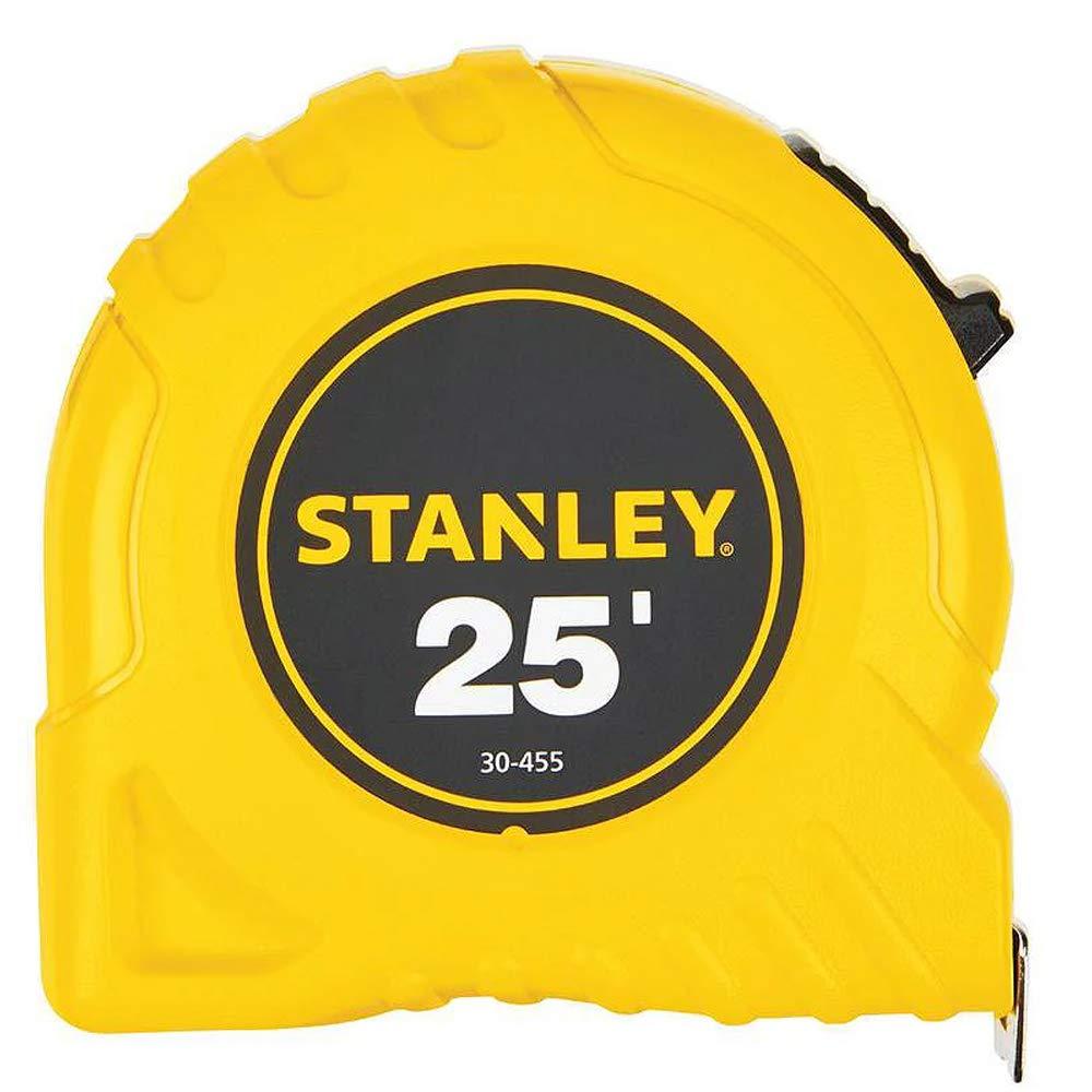 Stanley Bostitch Power Return Tape Measure, Plastic Case, 1" x 25ft, Yellow