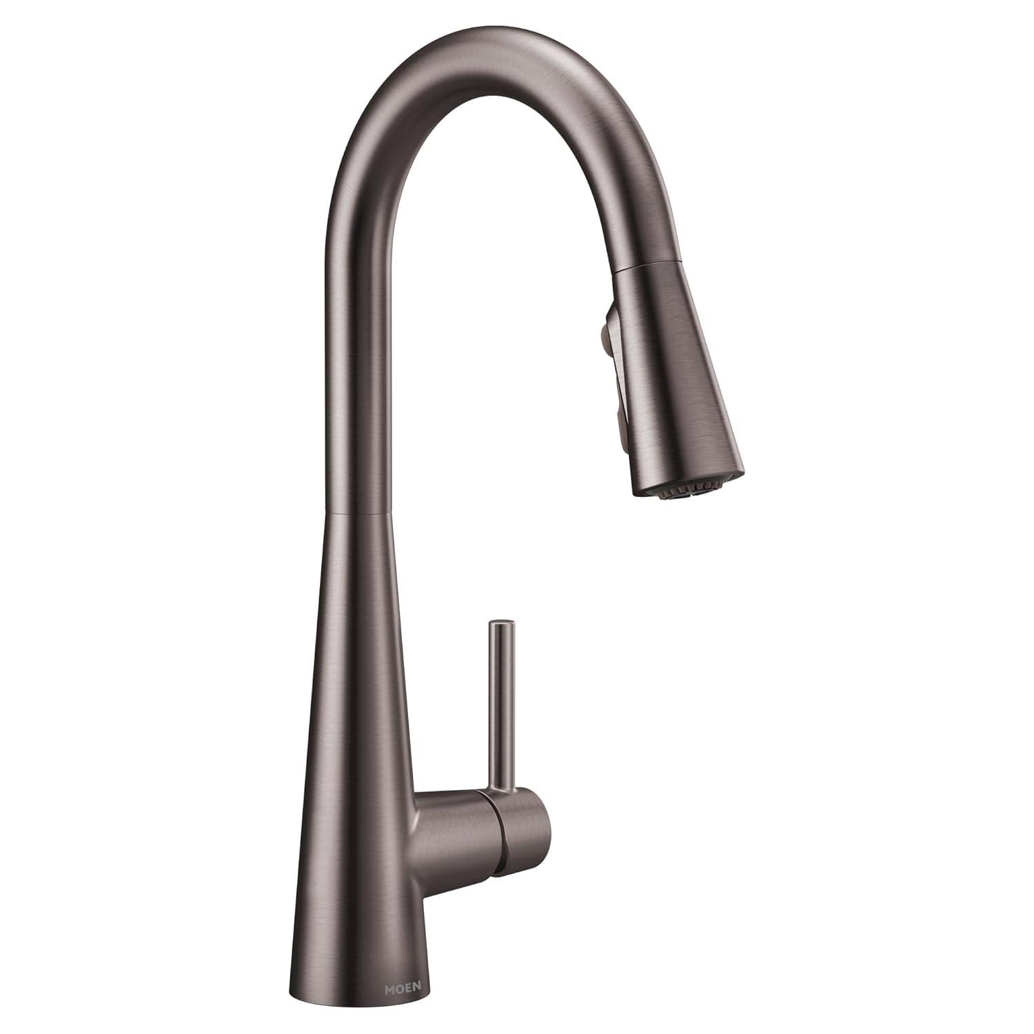Moen Sleek Pull Down Single Handle Kitchen Faucet with Power Boost Technology and Duralock