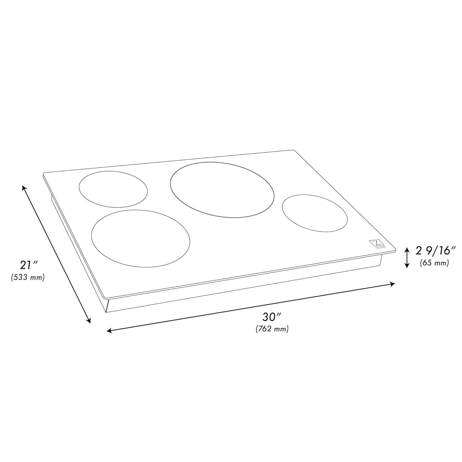 ZLINE 30 in. Induction Cooktop W/ 4 burners (RCIND-30)