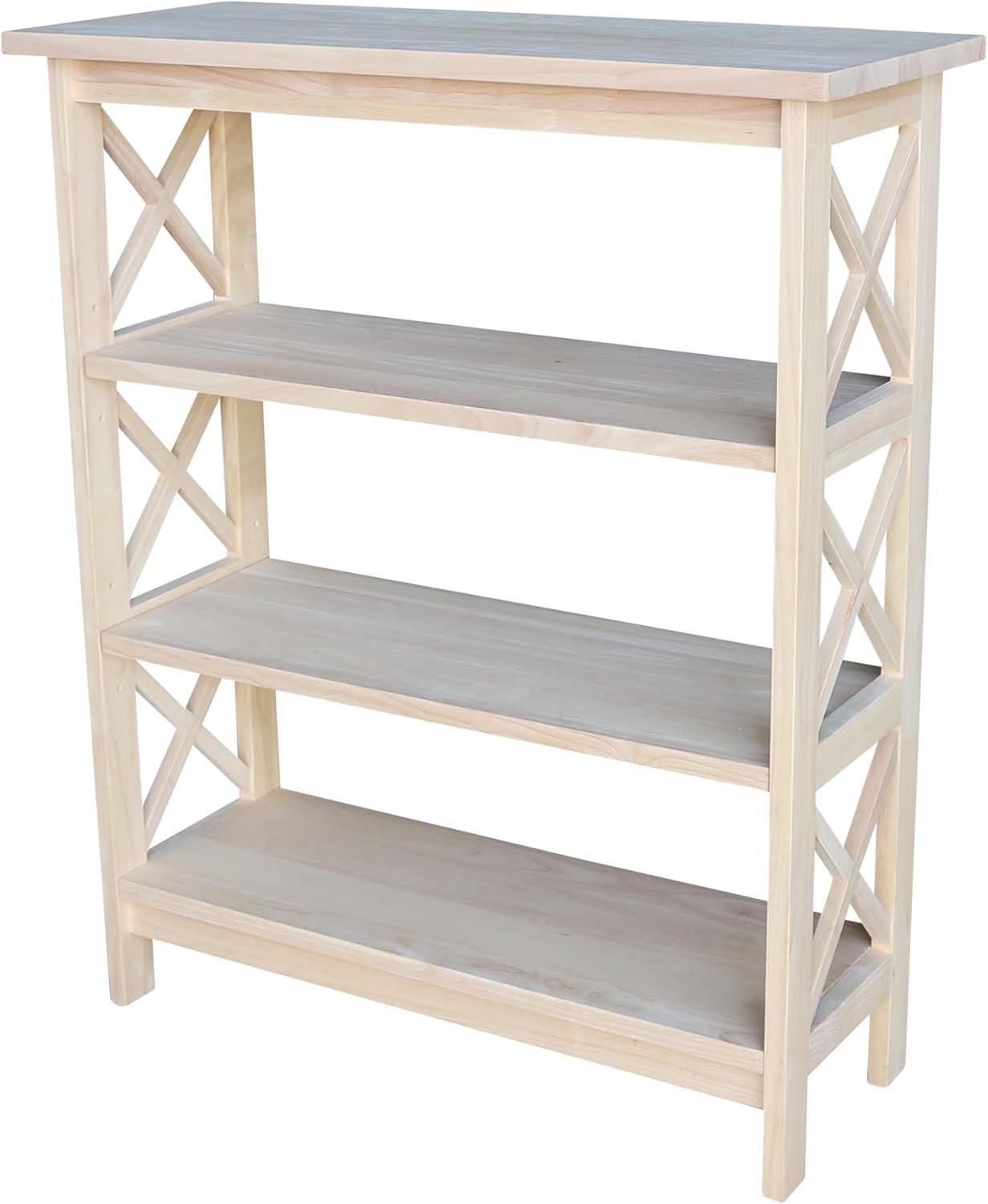 X-Sided Bookcase Unfinished - International Concepts