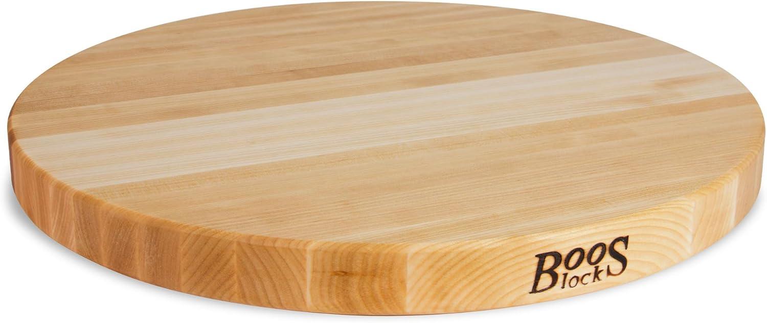 John Boos John Boos 18" Round Cutting Board, 1.5" Edge Grain