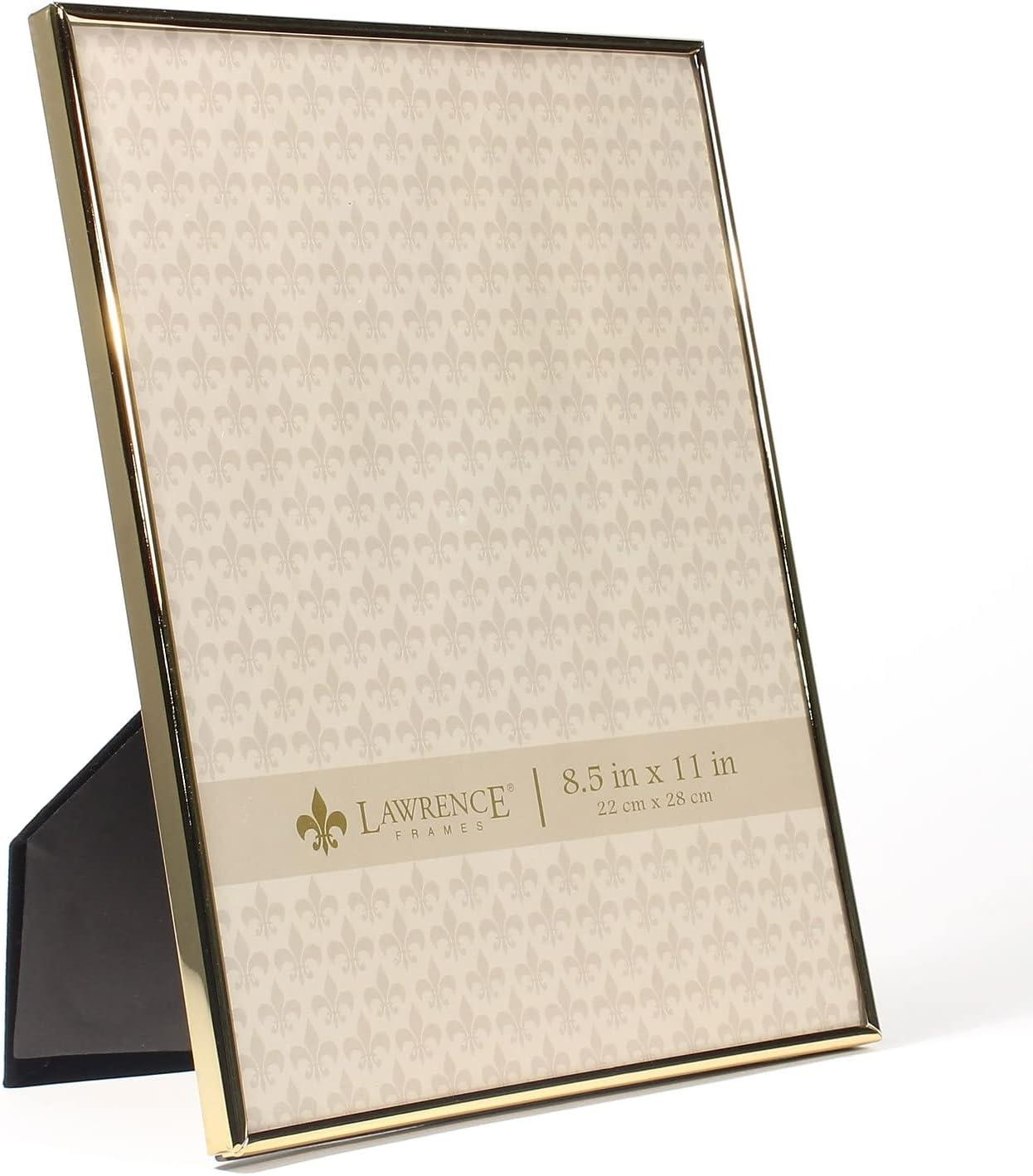 8.5x11 Simply Gold Metal Picture Frame