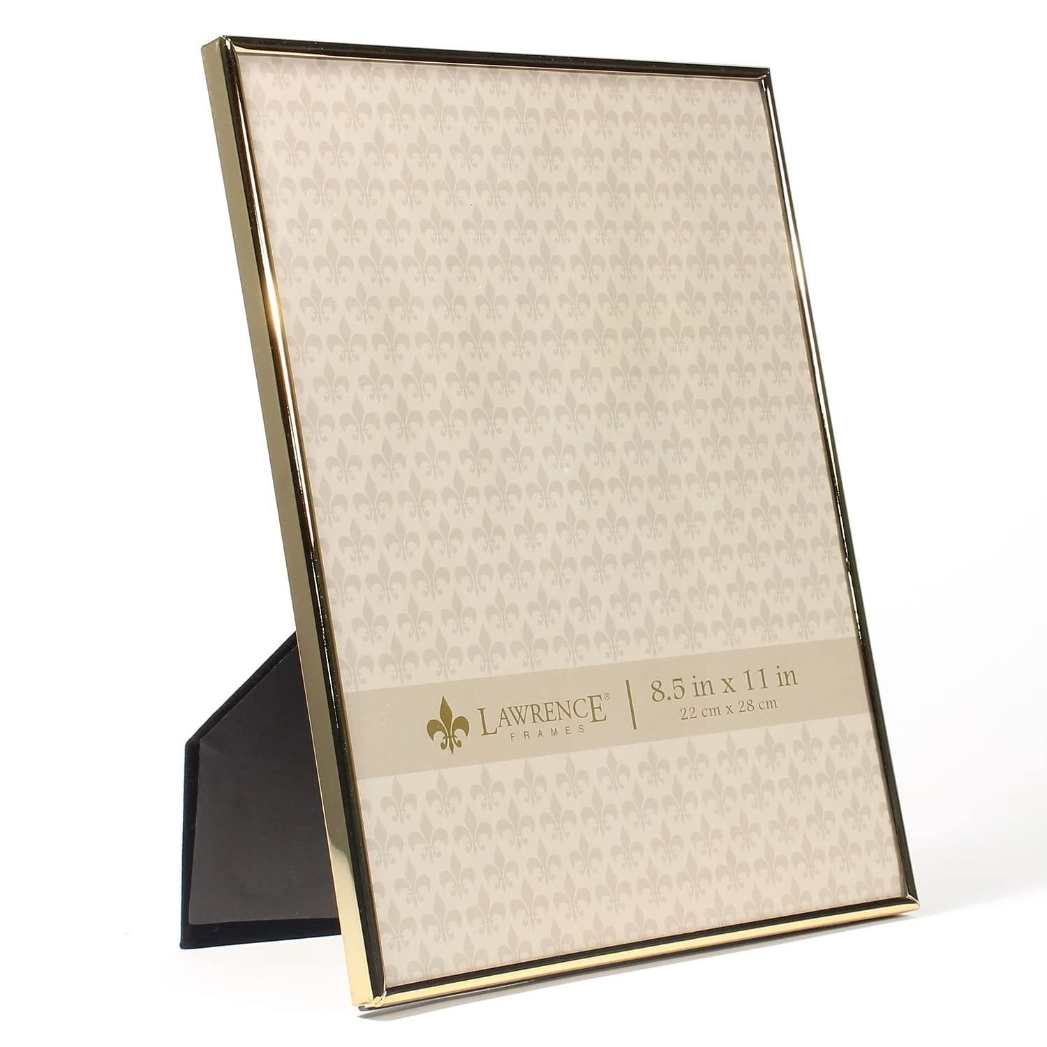 8.5x11 Simply Gold Metal Picture Frame