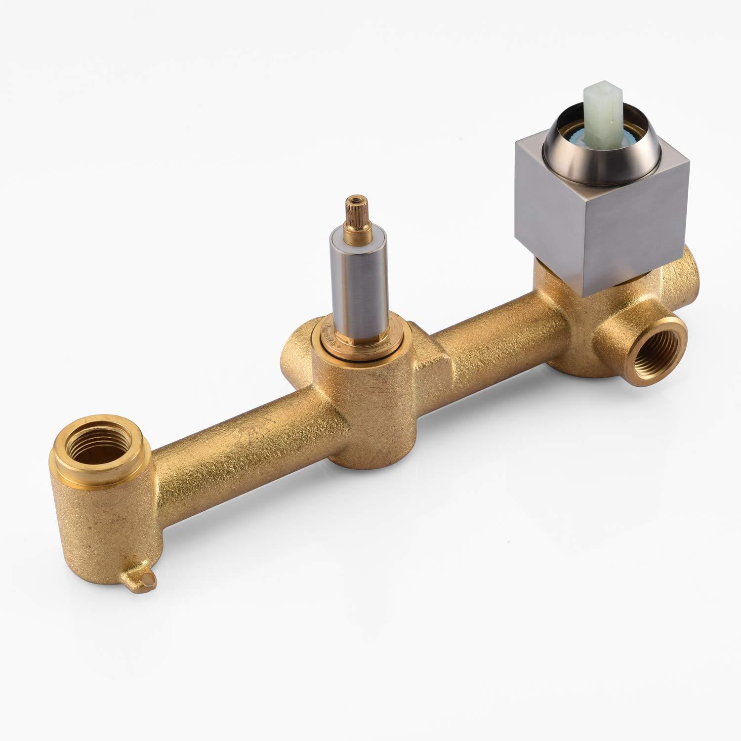 sumerain S2121BGW 1 Handle Bathroom Waterfall Faucet with Diverter