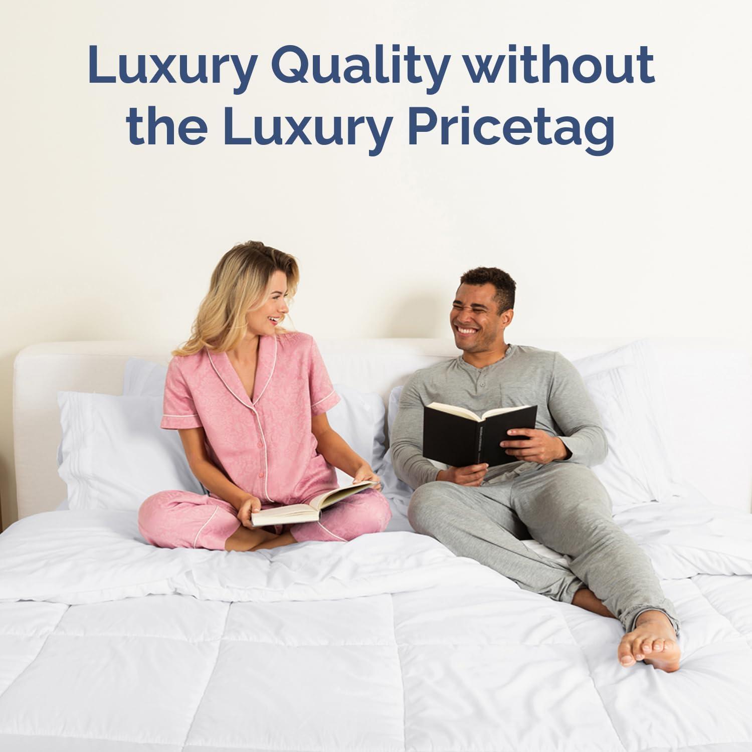 CGK Linens Premium Quality Goose Down Alternative Comforter - Warm & Lightweight