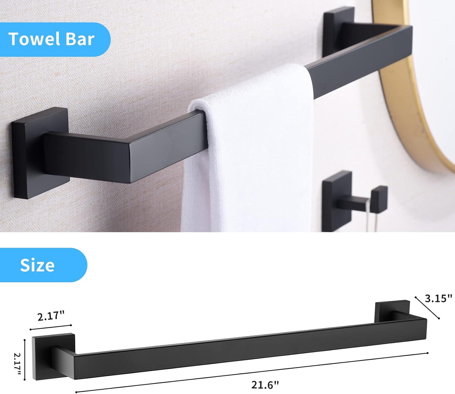 4 - Piece Bathroom Hardware Set