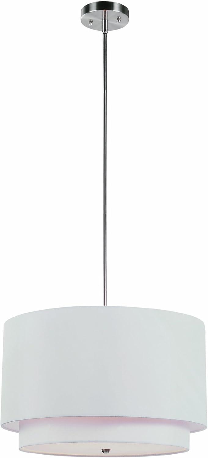 Trans Globe Lighting Pnd-802 Three Light Double Shade Pendant From The Young And Hip