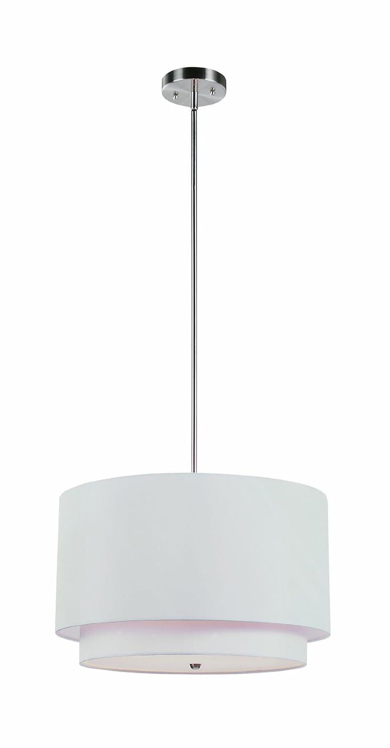 Trans Globe Lighting Pnd-802 Three Light Double Shade Pendant From The Young And Hip