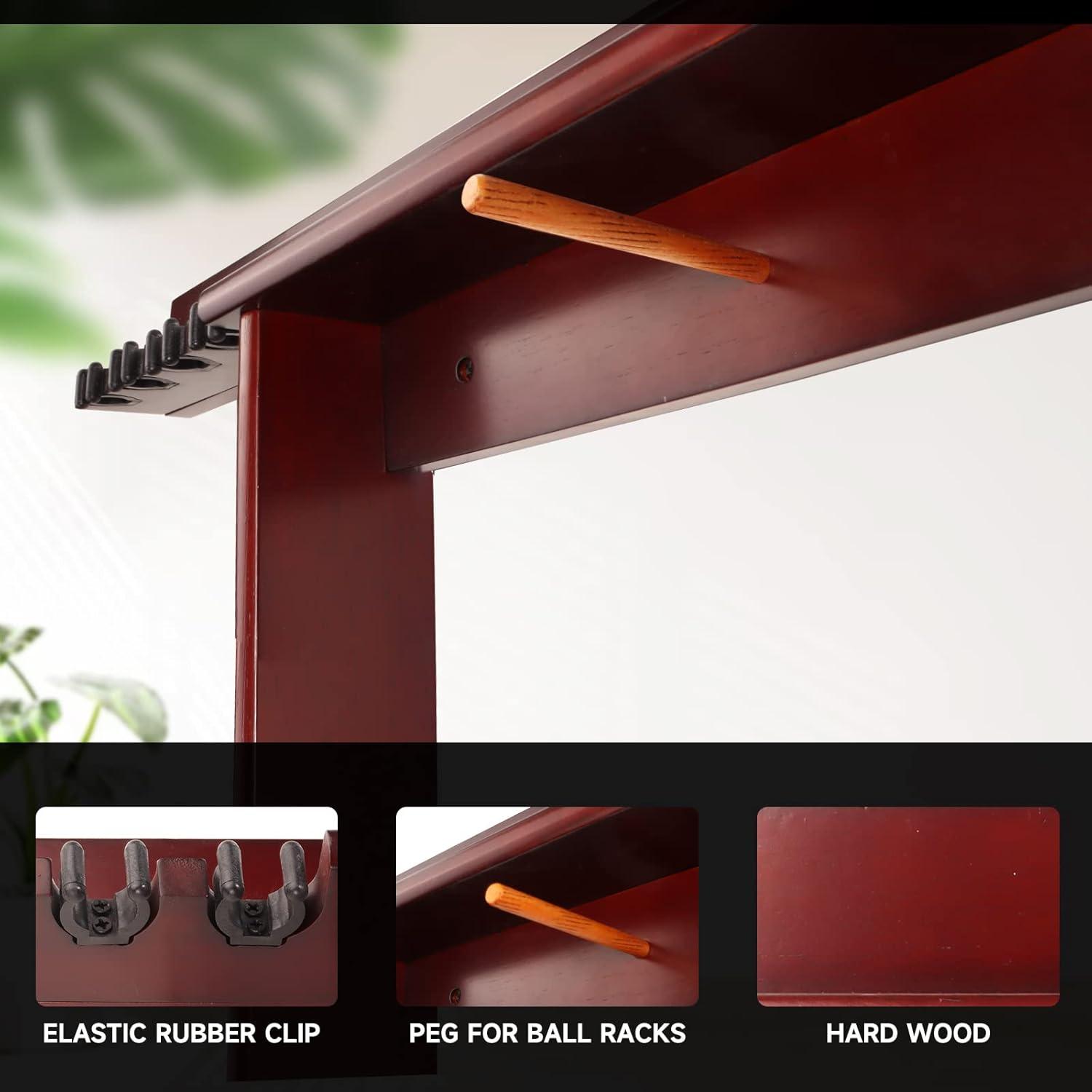 GSE Games & Sports Expert GSE Games & Sports Expert Wood Pool Cue Rack