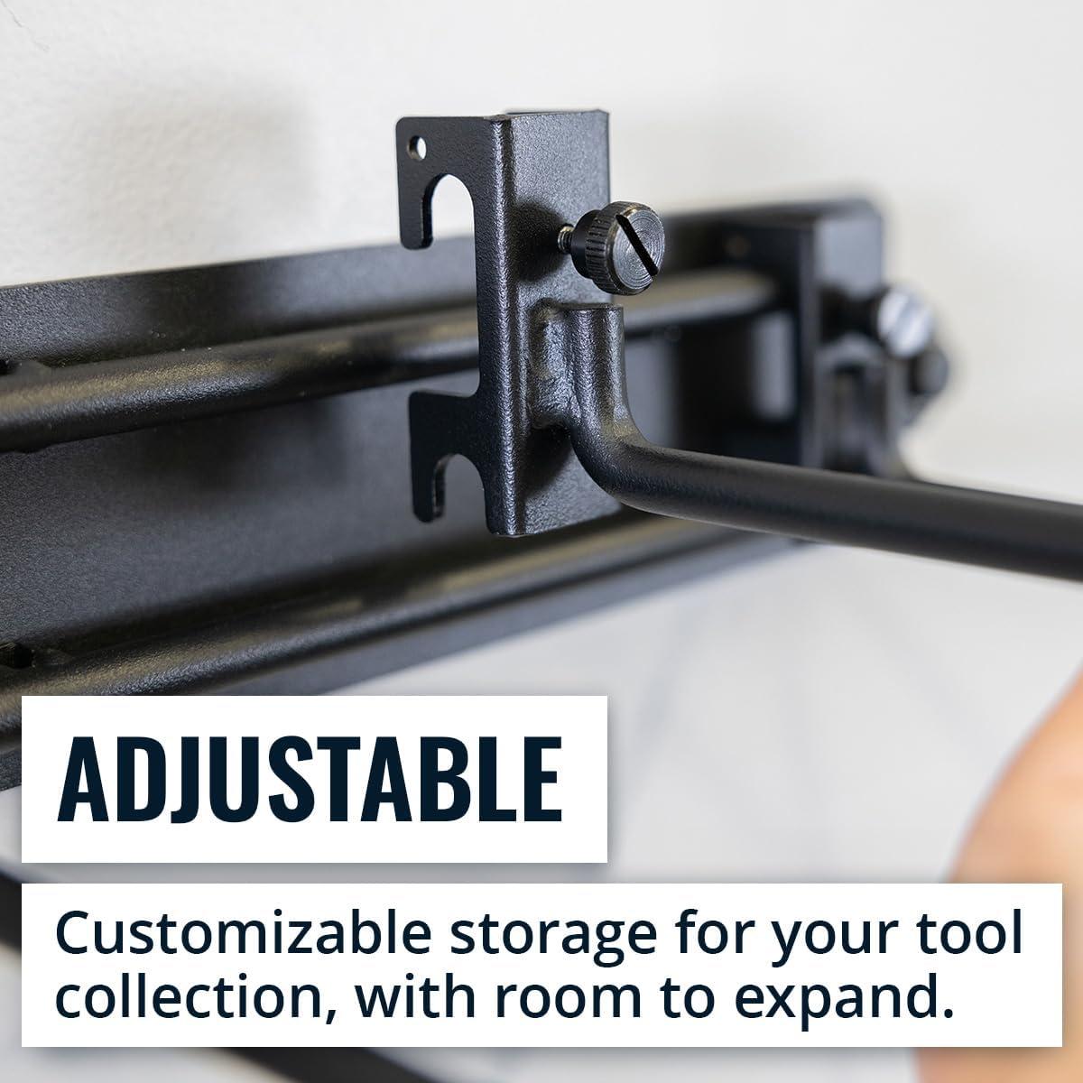 StoreYourBoard 64" Modular Multi-Use Tool Adjustable Garage Organizer | Holds 600 lbs