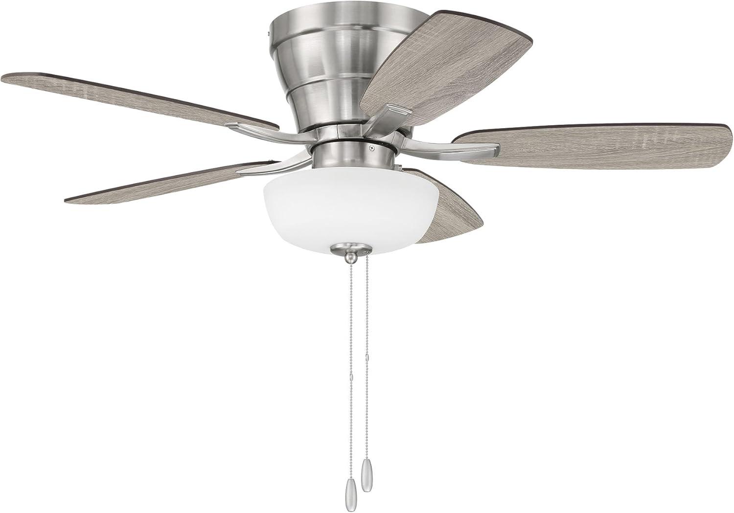 Craftmade Lighting - Wheeler - 5 Blade Flush Mount Ceiling Fan with Light