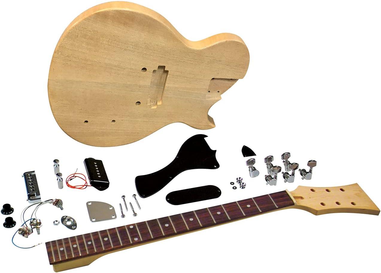 Saga Musical Instruments LJ-10 Student Electric Guitar Kit, Single Cutaway