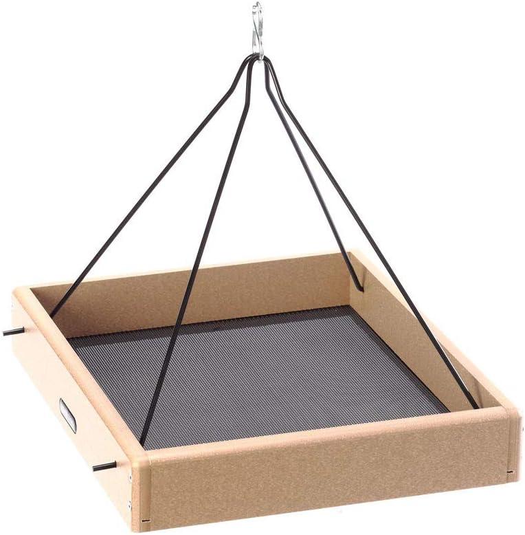 Birds Choice Hanging Platform Bird Feeder in Recycled Plastic Small