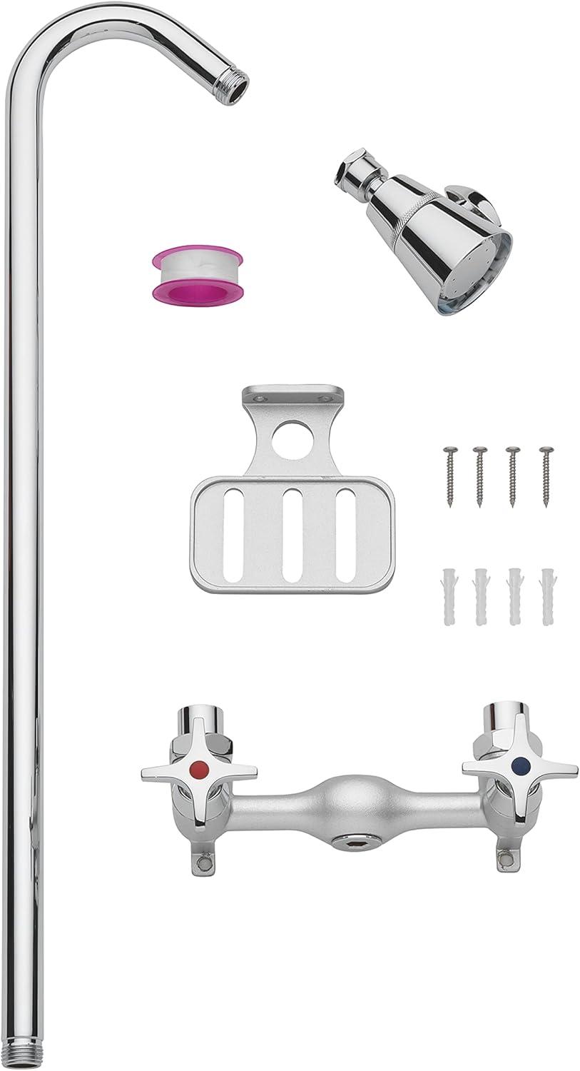 Homewerks 2-Handle Chrome Wall Mount Tub Faucet