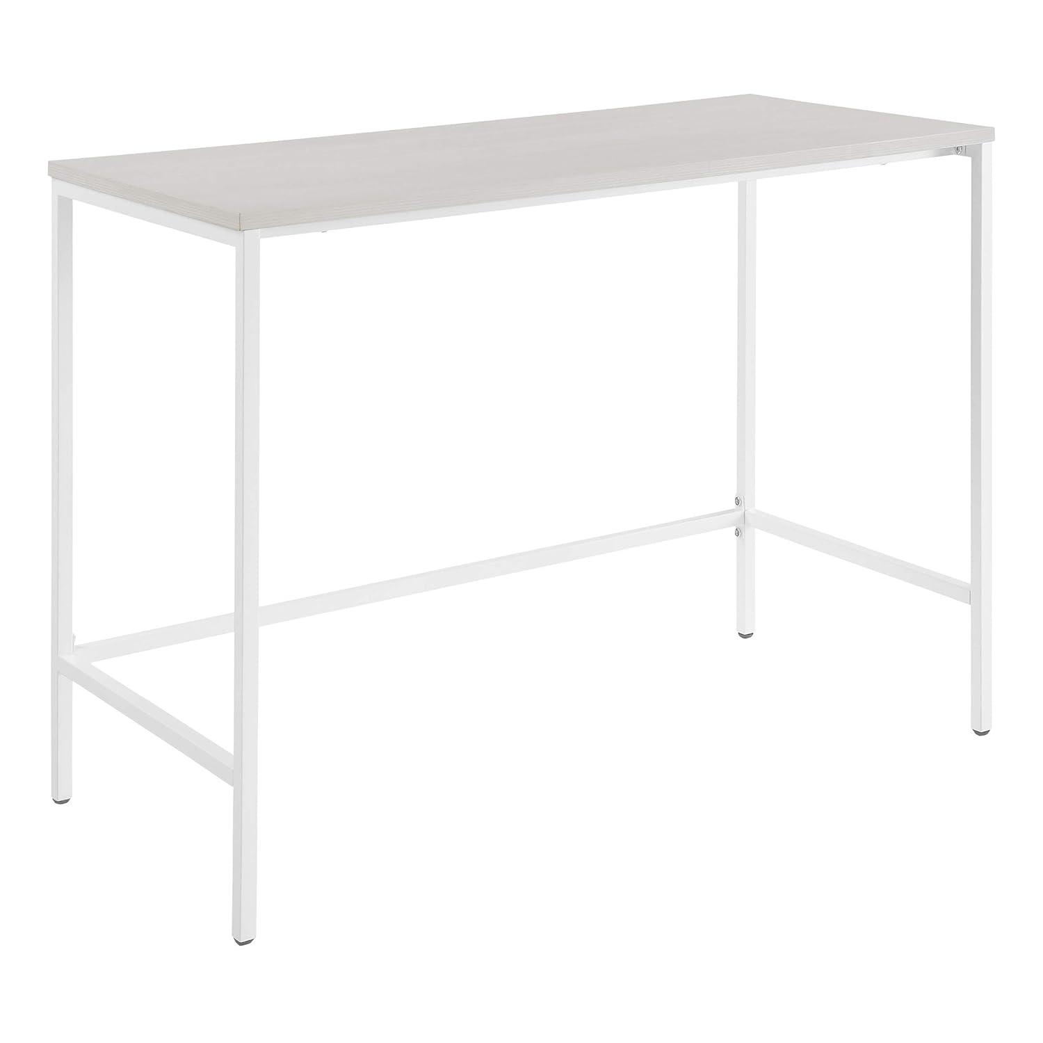 OSP Home Furnishings Contempo 42" Desk in White Oak Finish