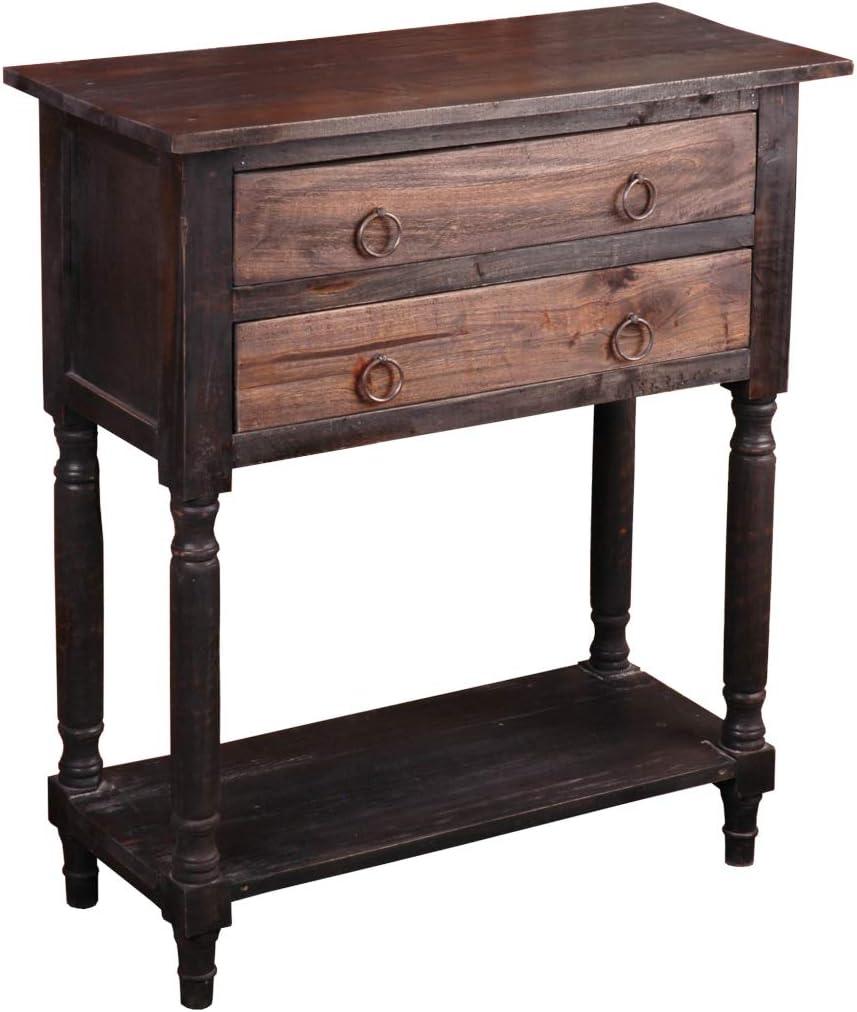 Talbotton Solid Wood Top 2 - Drawer End Table