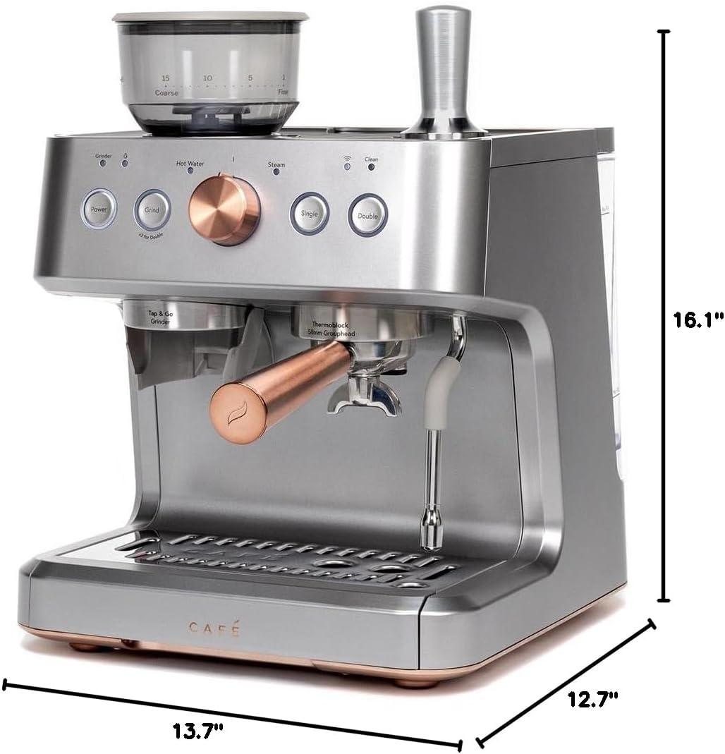 Café™ Stainless Steel Bellissimo Semi-Automatic Espresso Machine