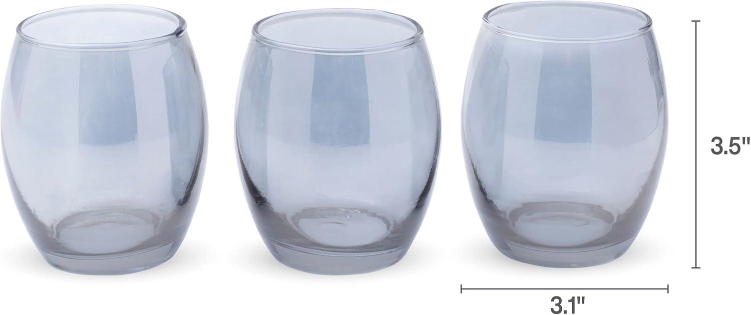 Elements Glass Tabletop Votive Holder Set (Set of 3)