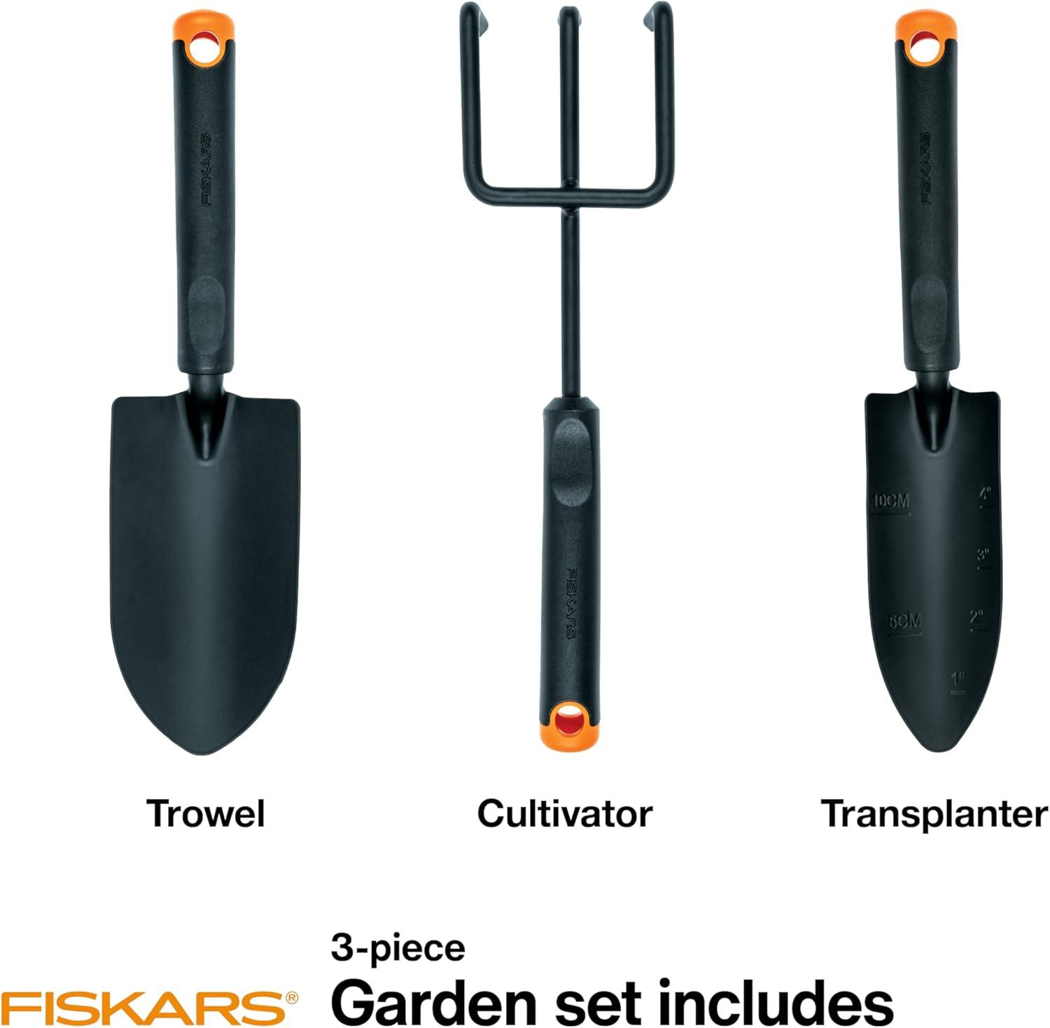 Fiskars 3pc Garden Tool Set